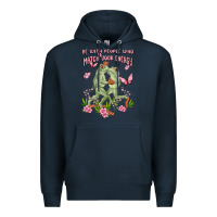 Navy be with people who match your energy Premium Hoodie - MaliasSmallBusiness