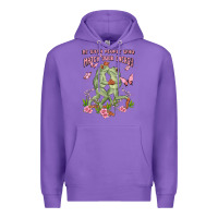 Purple be with people who match your energy Premium Hoodie - MaliasSmallBusiness