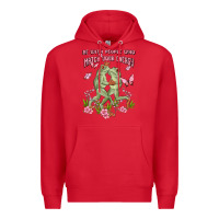 Red be with people who match your energy Premium Hoodie - MaliasSmallBusiness