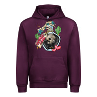 Mauve Wine cowboy tears Urban Hoodie - MaliasSmallBusiness