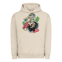 Pigment French Oak cowboy tears Urban Hoodie - MaliasSmallBusiness