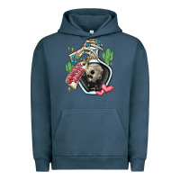 Pigment Midnight Navy cowboy tears Urban Hoodie - MaliasSmallBusiness