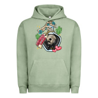 Pigment Oil Green cowboy tears Urban Hoodie - MaliasSmallBusiness