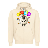 Sandshell rainbow sheep Zipper Hoodie - Zillion Design Studio