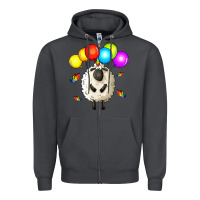 Smoke rainbow sheep Zipper Hoodie - Zillion Design Studio