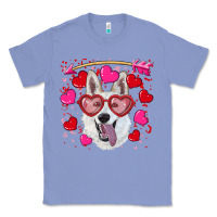 Colony Blue valentine's day  white shepherd Classic Tee - RanaPortraitStore