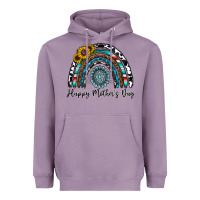 Lavender happy mother's day rainbow Heavyweight Hoodie - CowhideDigitalArt