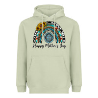 Matcha happy mother's day rainbow Heavyweight Hoodie - CowhideDigitalArt