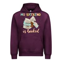 Mauve Wine my weekend is booked Urban Hoodie - MaliasSmallBusiness