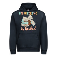 Navy my weekend is booked Urban Hoodie - MaliasSmallBusiness