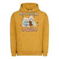 Pigment Peanut Butter my weekend is booked Urban Hoodie - MaliasSmallBusiness