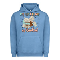 Pigment Pebble Blue my weekend is booked Urban Hoodie - MaliasSmallBusiness