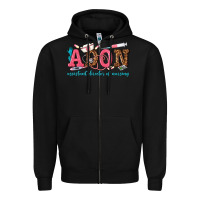 Black assistant director of nursing Zipper Hoodie - texasbilliewilder