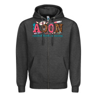 Charcoal Heather assistant director of nursing Zipper Hoodie - texasbilliewilder