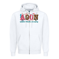 White assistant director of nursing Zipper Hoodie - texasbilliewilder