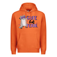 Carrot cute but feral Premium Hoodie - MaliasSmallBusiness
