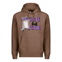 Chestnut cute but feral Premium Hoodie - MaliasSmallBusiness