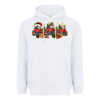 White christmas trucks Heavyweight Hoodie - FaDigitalArtStudio