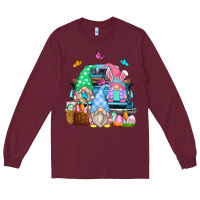Burgundy easter farm truck Long Sleeve Tee - Zillion Design Studio