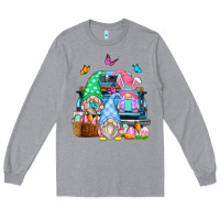 Heather Grey easter farm truck Long Sleeve Tee - Zillion Design Studio
