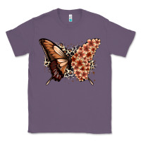 Lavender melanin  butterfly Classic Tee - Zillion Design Studio