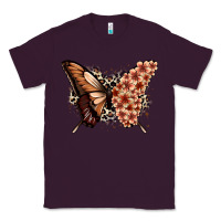 Plum melanin  butterfly Classic Tee - Zillion Design Studio