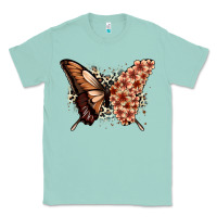Seafoam melanin  butterfly Classic Tee - Zillion Design Studio