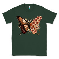 Sports Green melanin  butterfly Classic Tee - Zillion Design Studio