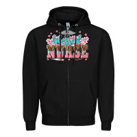 Black blessed nurse Zipper Hoodie - texasbilliewilder