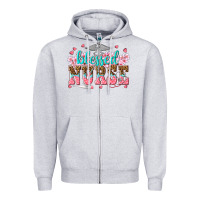Heather Grey blessed nurse Zipper Hoodie - texasbilliewilder