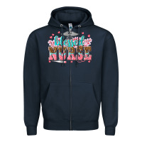 Navy blessed nurse Zipper Hoodie - texasbilliewilder
