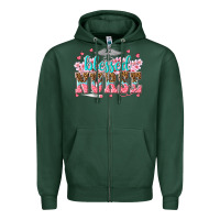 Sports Green blessed nurse Zipper Hoodie - texasbilliewilder