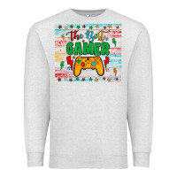 Oatmeal Heather the best gamer Premium Sweatshirt - JahusDesignShop
