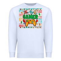 White the best gamer Premium Sweatshirt - JahusDesignShop