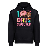 Black 100 days sweeter Urban Hoodie - MaliasSmallBusiness