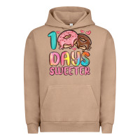 Pigment Burro 100 days sweeter Urban Hoodie - MaliasSmallBusiness