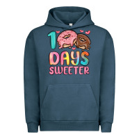 Pigment Midnight Navy 100 days sweeter Urban Hoodie - MaliasSmallBusiness