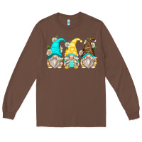 Chestnut daisy gnomes Long Sleeve Tee - Zillion Design Studio
