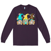 Plum daisy gnomes Long Sleeve Tee - Zillion Design Studio