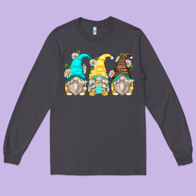 Long Sleeve Tee daisy gnomes