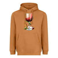 Meerkat christmas wine glass Heavyweight Hoodie - FaDigitalArtStudio