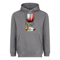 Storm christmas wine glass Heavyweight Hoodie - FaDigitalArtStudio