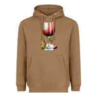 Toasted Coconut christmas wine glass Heavyweight Hoodie - FaDigitalArtStudio