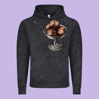 Chocolate Ice Cream Vintage Hoodie Designed By Adodesignshop