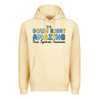 Pina Colada down right amazing down syndrome awareness Premium Hoodie - MaliasSmallBusiness