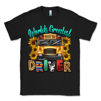 Black worlds greatest school bus driver Classic Tee - texasbilliewilder