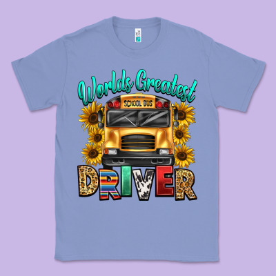 Classic Tee worlds greatest school bus driver