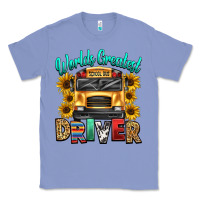 Colony Blue worlds greatest school bus driver Classic Tee - texasbilliewilder