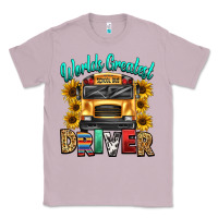 Lilac worlds greatest school bus driver Classic Tee - texasbilliewilder
