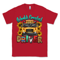 Red worlds greatest school bus driver Classic Tee - texasbilliewilder